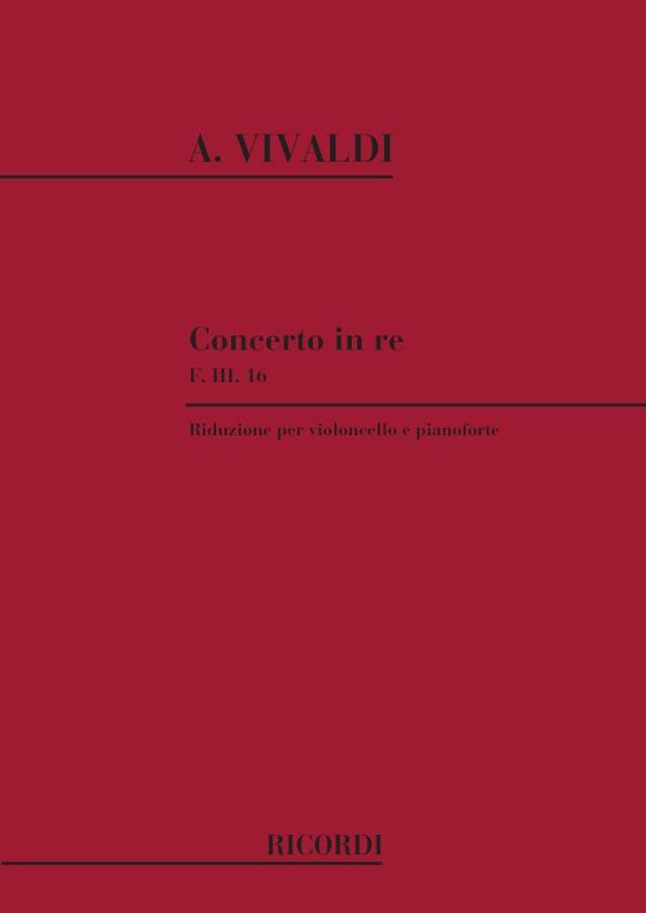 Concerti Per Vc., Archi E B.C.: In Re Rv 403